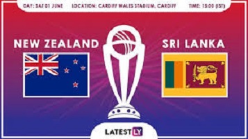 New Zealand vs Sri Lanka 1st June 2019