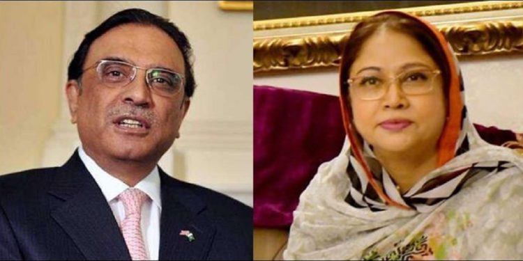 Fake accounts case IHC rejects bail for Asif Zardari and Faryal Talpu 10 june 2019
