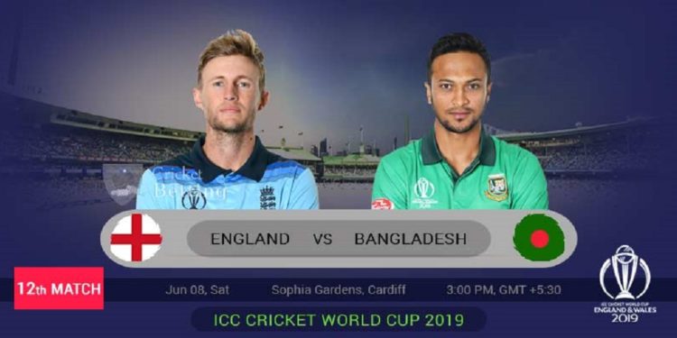 Today England vs Bangladesh Match 12 2019