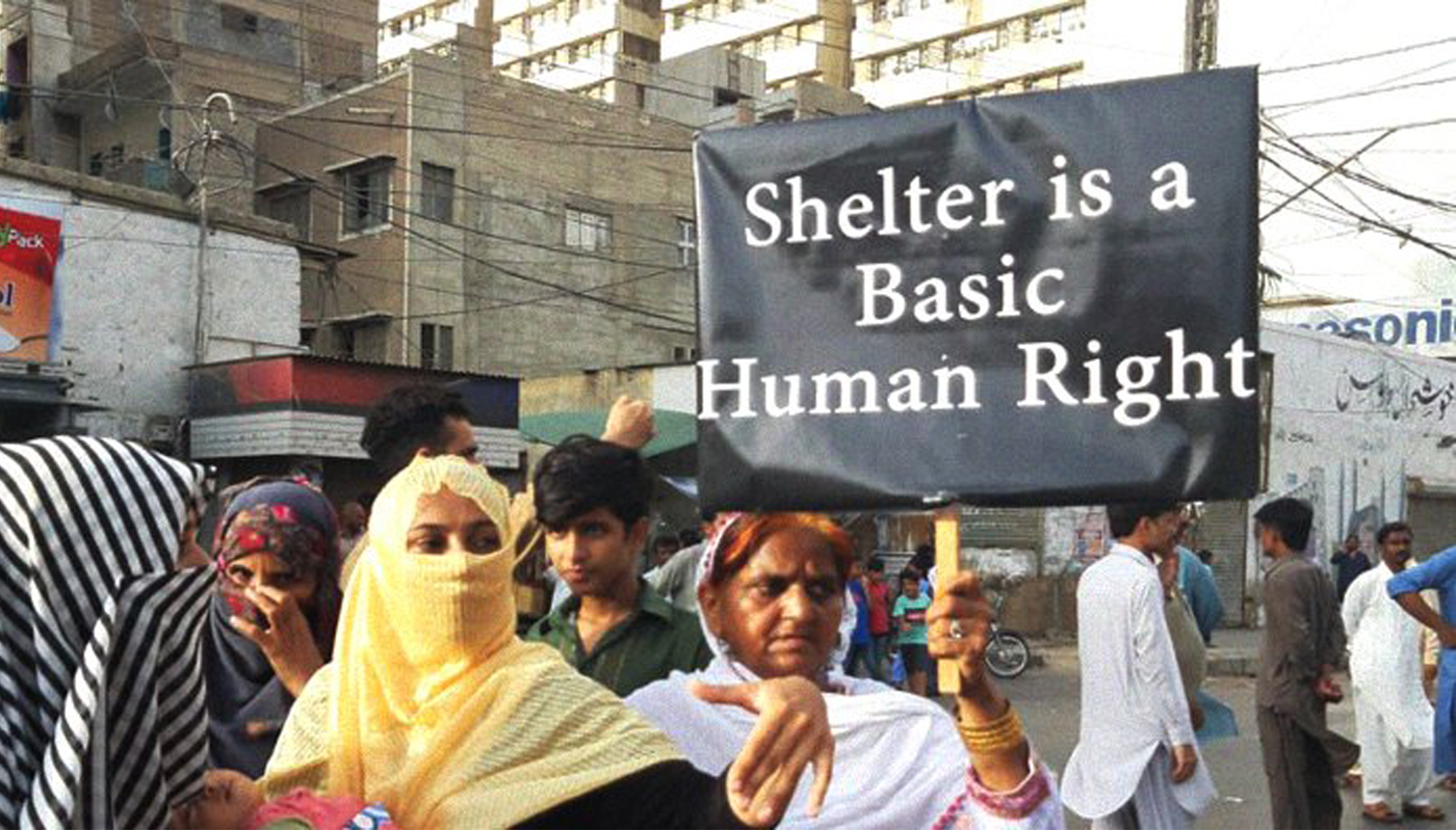 Womens demanding immediate settle the light of Karachi
