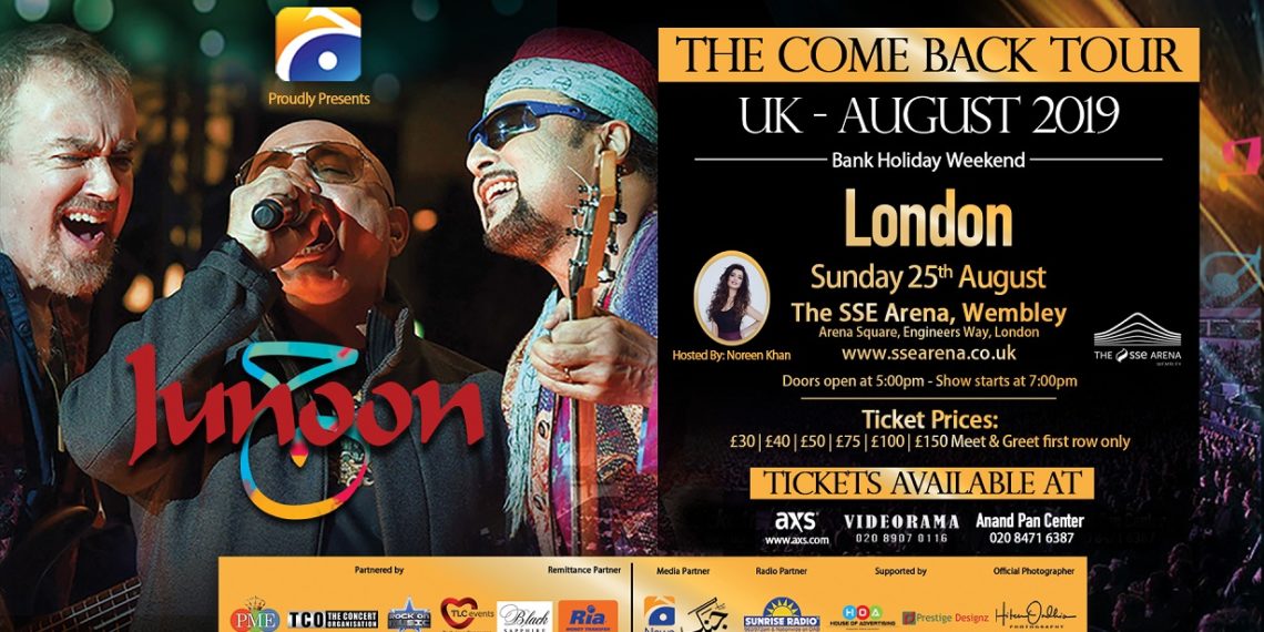 Pakistani band Junoon to Perform UK This Summer 2019