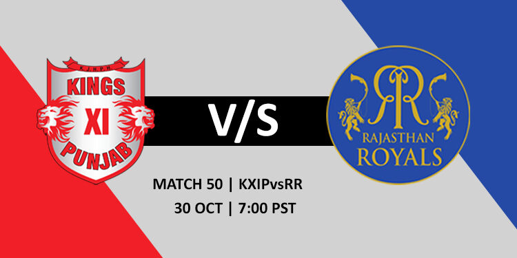 kxip vs rr 50th match 2020