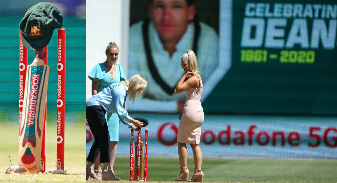 Here is how Australians fans bid farewell to Dean Jones before the boxing day test
