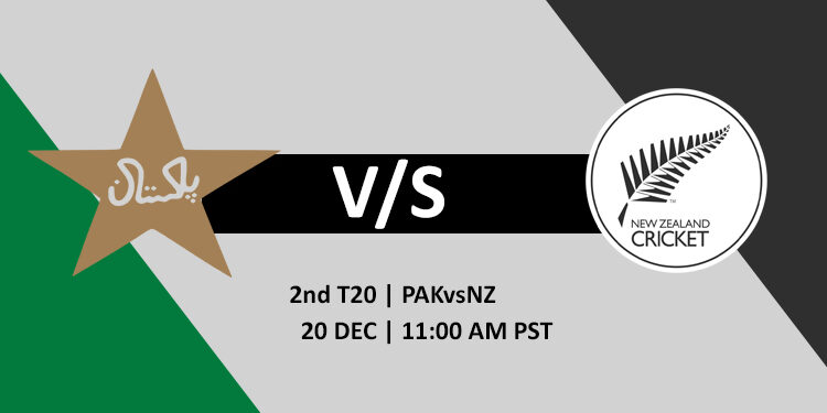Pakistan vs New Zealand 2nd T20, 20th DEC 2020