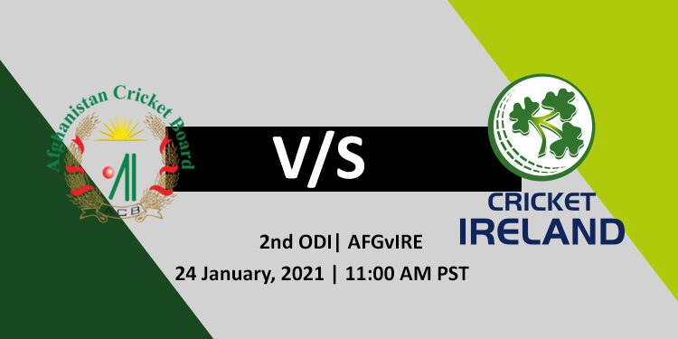 AFG v IRE 2nd ODI in UAE 2021