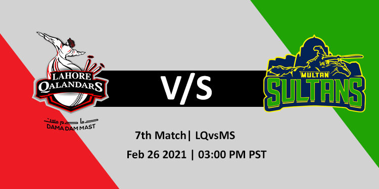 LQ vs MS PSL 2021 7th Match Live