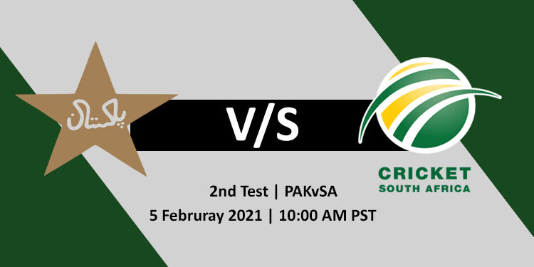 PAK vs SA 2nd test live