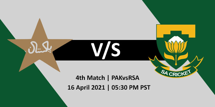 PAK vs RSA 4th T2 Match - Pakistan Tour of South Africa 2021