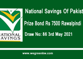 Prize Bond Rs 7500 Result