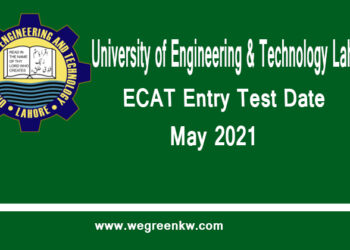 UET Lahore Announce ECAT