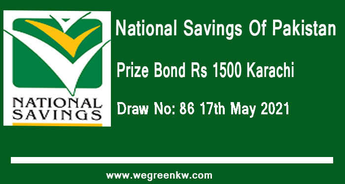 Prize Bond Rs 1500 Result