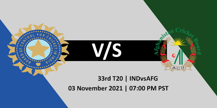 India vs Afghanistan 33rd ICC WC Match