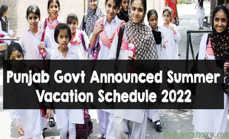 Punjab Govt Announce Summer Vacations