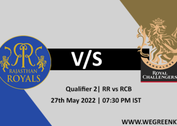 RR vs RCB Qualifier 2 Live