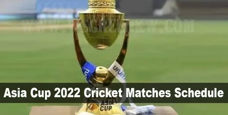 Asia Cup 2022 Cricket Matches Schedule