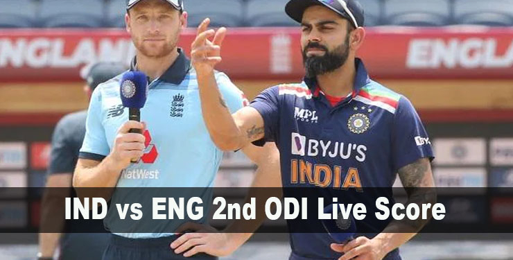 IND vs ENG 2nd ODI Live Score