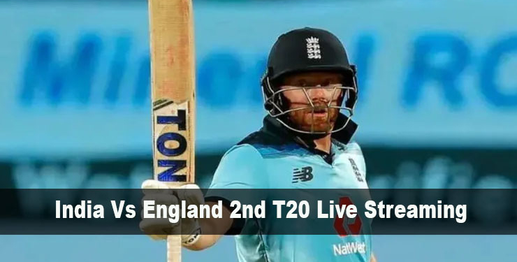 India Vs England 2nd T20 Live Streaming