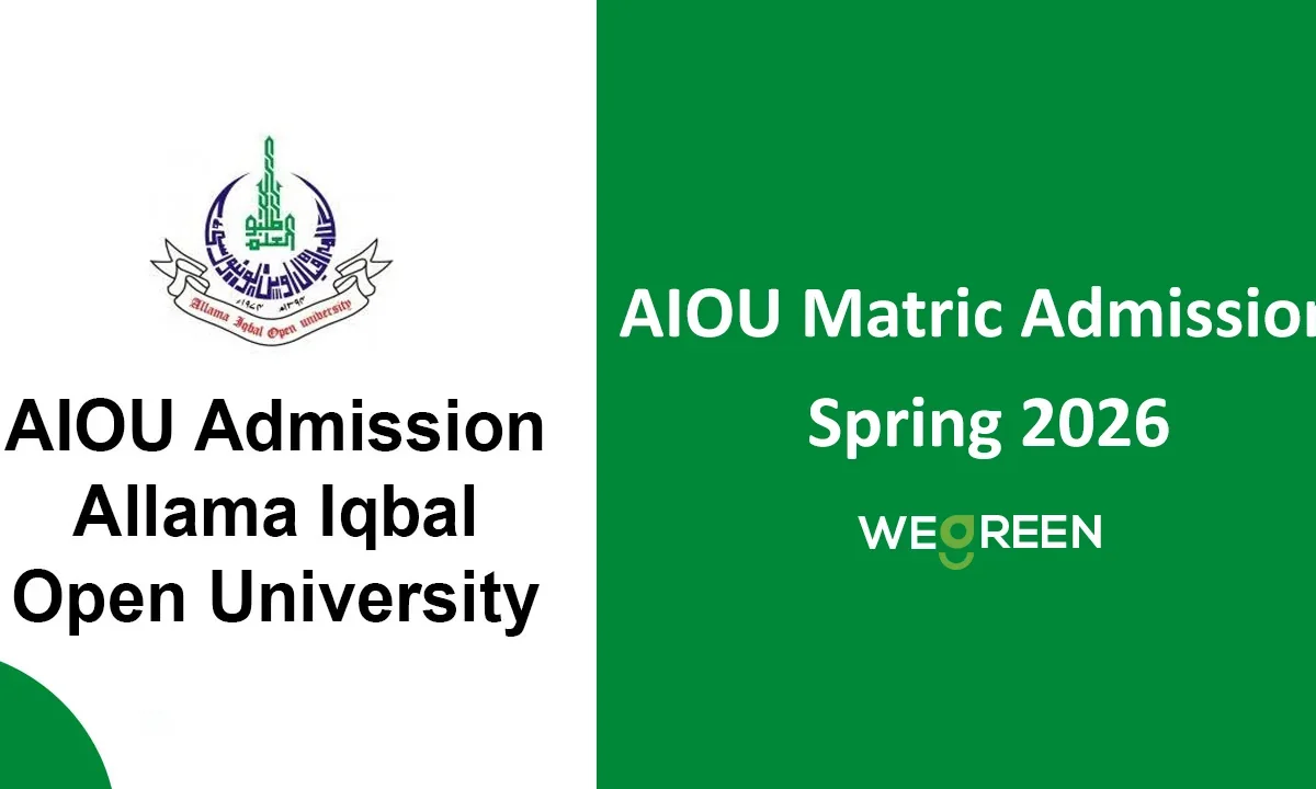 AIOU Matric Admission Spring 2026