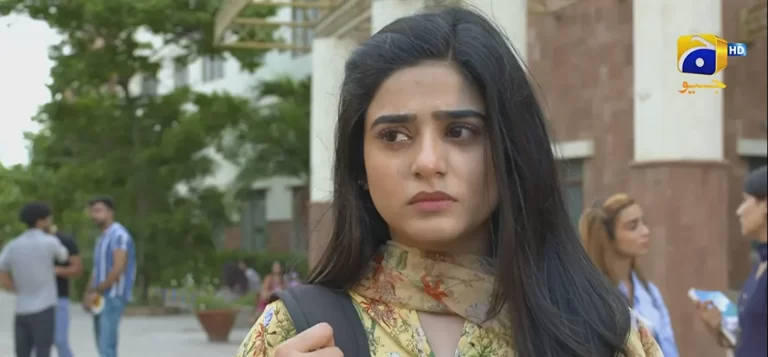 Pakistani actress Sehar as Irsa Farq Drama Episode