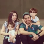 Haroon Shahid with his Family