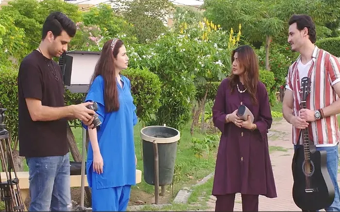 Sana Javed and Osman Khalid Butt in Kaala Doriya Drama