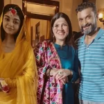 Noor Zafar Khan, Shagufta Ejaz And Director Nain Maniar On The Set Of Mere Damad Cast