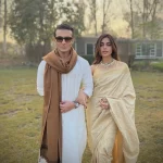Pakistani actor Shehroz Sabzwari & wife Sadaf Kanwal beautiful pic
