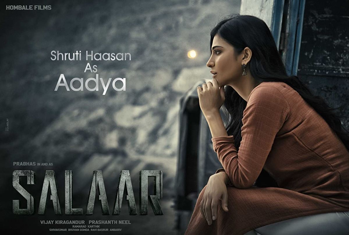 Shruti Hassan as Aadya in Salaar Movie (2023)