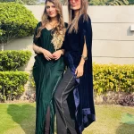Actress & model Tania Hussain with her mother beautiful photo