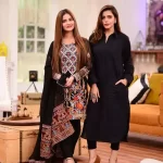 Actress Arsala Siddiqui with Hina Ashfaq