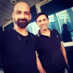Asad Mumtaz Malik with Pakistani Singer Sajjad Ali