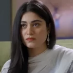 Hina Afridi in the cast of drama Kacha Dhaga