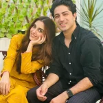 Maya Ali with actor Talha Chahour