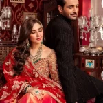 Affan Waheed with Pakistani actress dur e fishan Bridal Photo Shoot