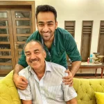 Agha Mustafa Hassan with his Father