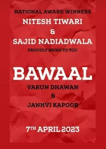 Bawaal Movie 2023 cast