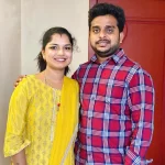 R. Ravikumar Tamil actor with wife