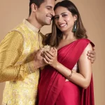 Ravi Dubey with her Wife actress Sargun Mehta
