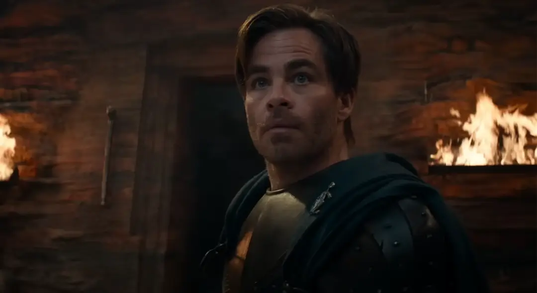 Chris Pine in Dungeons and Dragons Movie (2023)
