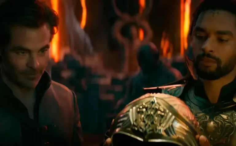 Chris Pine, Regé-Jean Page in Dungeons and Dragons Movie (2023)