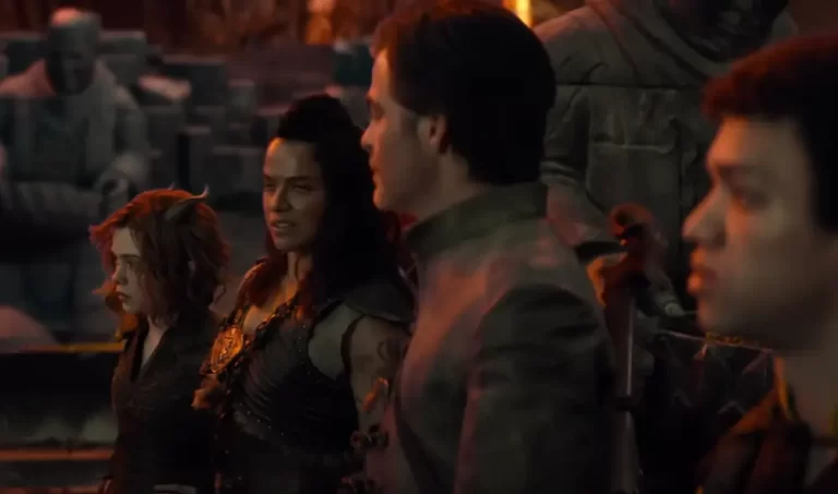 Chris Pine, Michelle Rodriguez, Sophia Lillis , Justice Smith in Dungeons and Dragons Movie (2023)