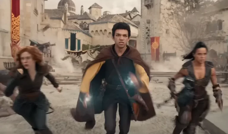 Michelle Rodriguez, Sophia Lillis, Justice Smith in Dungeons and Dragons Movie (2023)