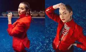 Hania Aamir share with new Pool Pictures