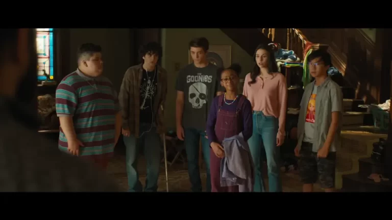 Grace Caroline Currey, Jovan Armand, Asher Angel, Jack Dylan Grazer, Ian Chen, and Faithe Herman in Shazam 2 Fury of the Gods (2023)