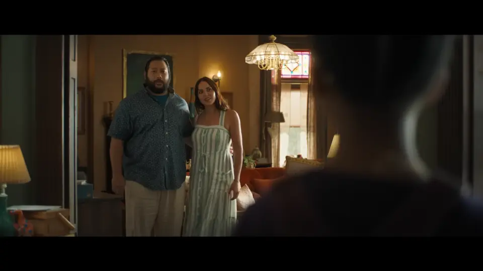 Cooper Andrews and Marta Milans in Shazam 2 Fury of the Gods (2023)