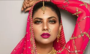 Sunita Marshall Elegance Looks in Rosy Pink Bridal Photoshoot