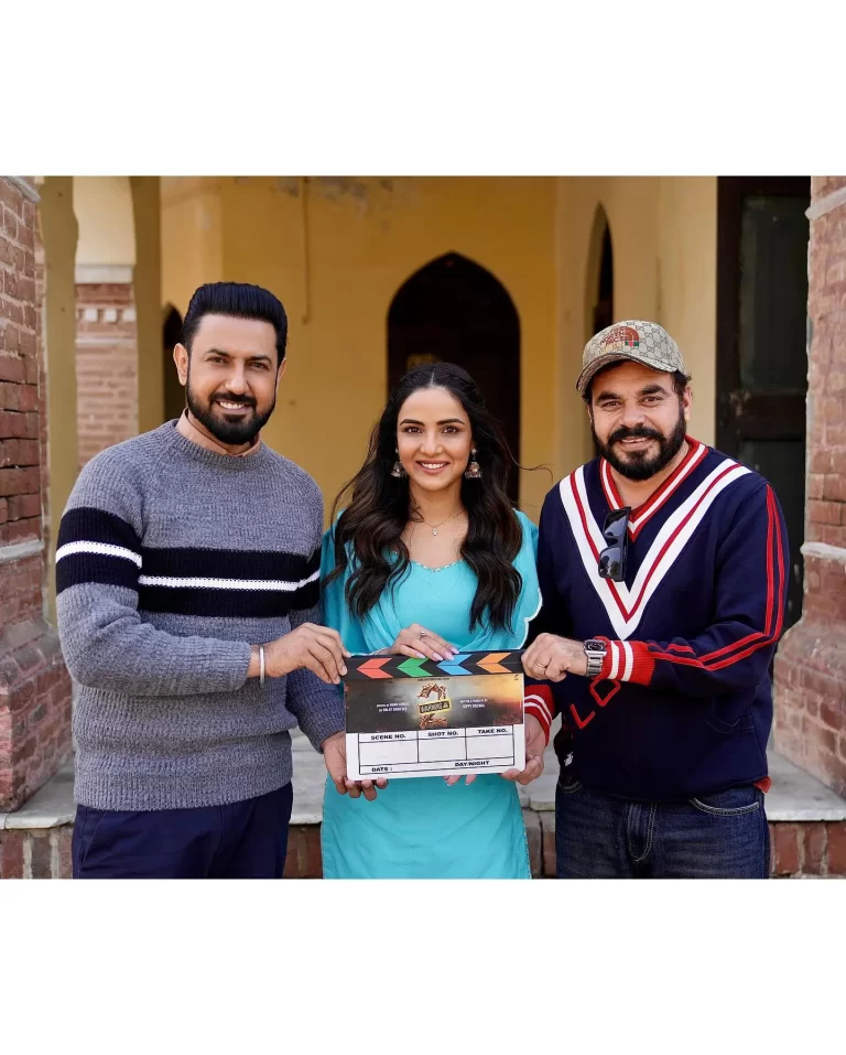Gippy Grewal, Jasmin Bhasin and Prince Kanwaljit Singh in Warning 2