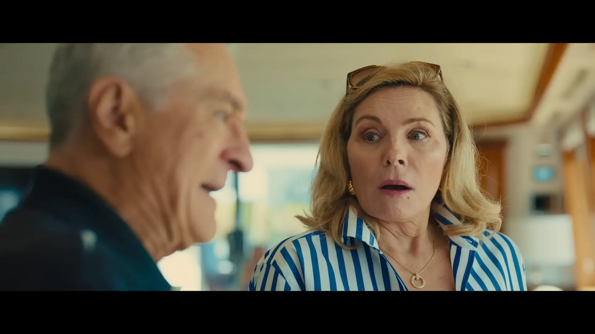 Kim Cattrall, Robert De Niro in About My Father Movie (2023)
