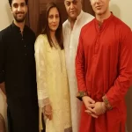 Actor Adnan Raza Mir with his brother Ahad Raza Mir and his parents
