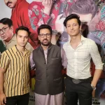 Ahsan Afzal Khan with his father famous actor Afzal Khan Aka Jan Rambo and brother